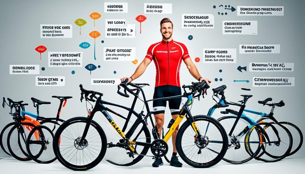 Bicycle sizing guide